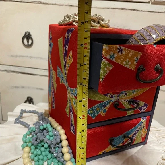 Vintage Japanese washi chest of drawers - Picture 5 of 6